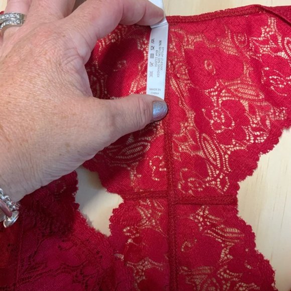 2/$25 Zenana Outfitters Lace Racerback Bralette - Picture 5 of 6